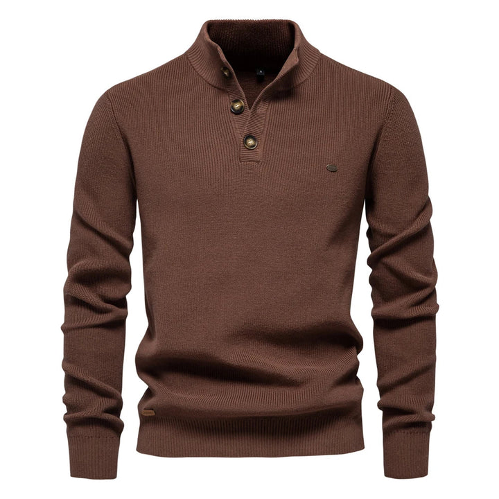 Heren Trui met Knopdetails