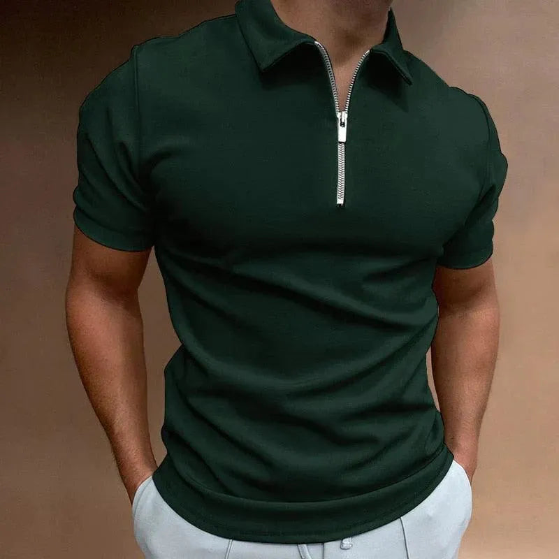 Herenpolo - Sportief - Zipper - Perfect voor Actieve Levensstijl