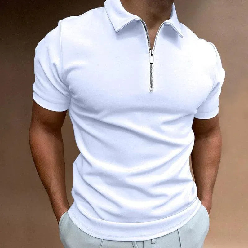 Herenpolo - Sportief - Zipper - Perfect voor Actieve Levensstijl