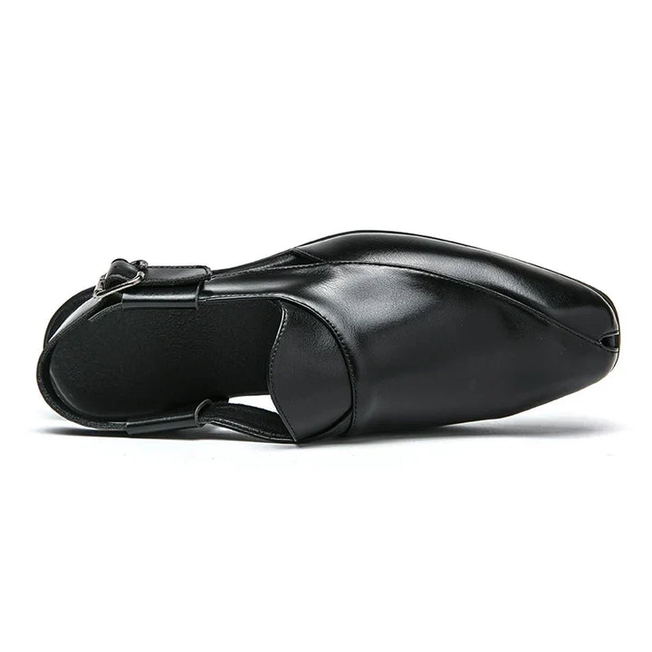 Fairford Leren Cutout Loafers