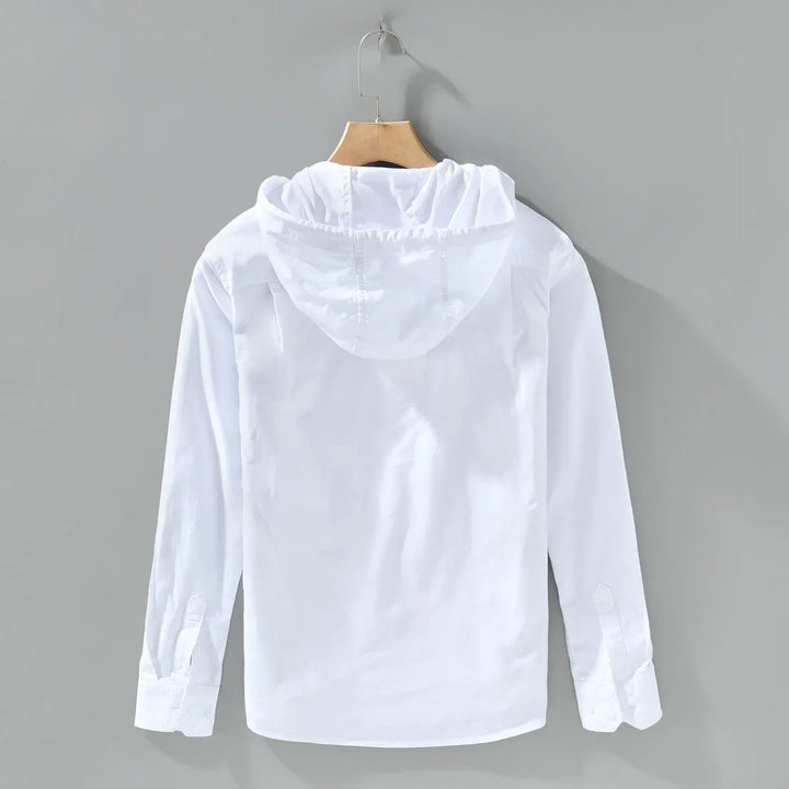 Leandro Katoenen Lange Mouwen Shirt