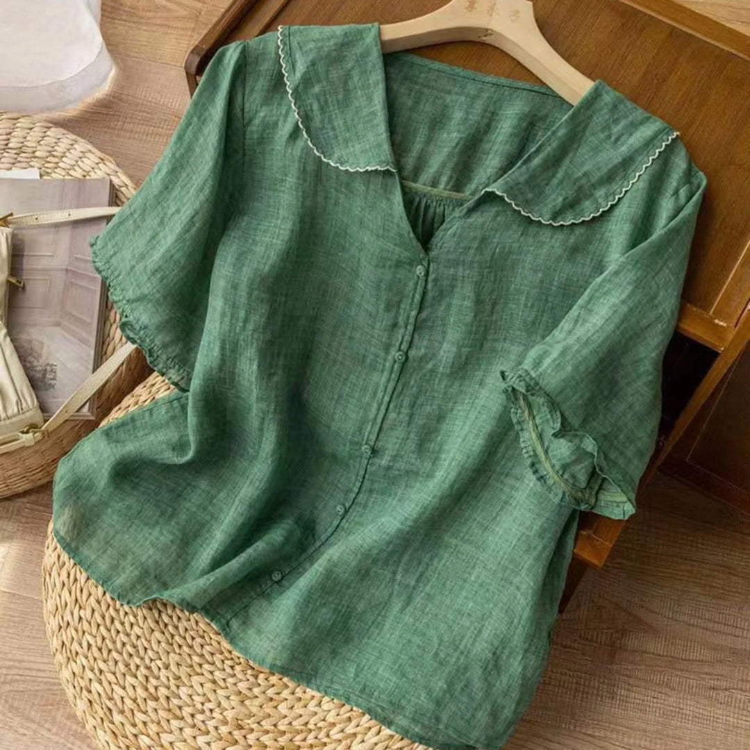 Lena Linnen Blouse