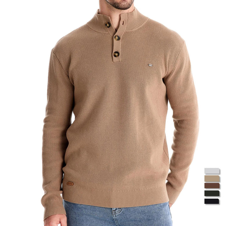 Heren Trui met Knopdetails