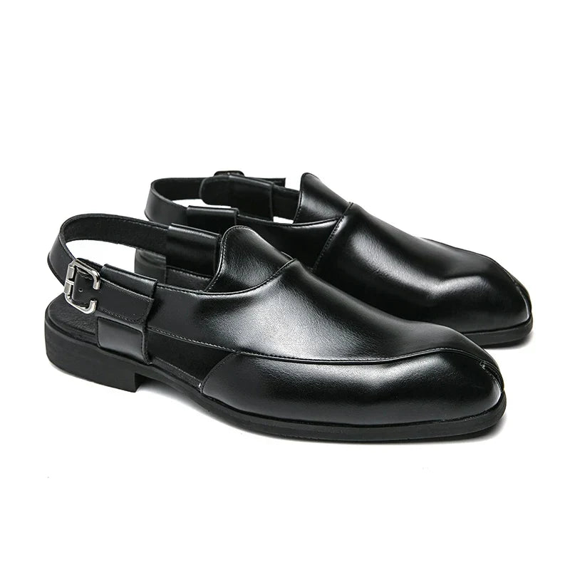 Fairford Leren Cutout Loafers
