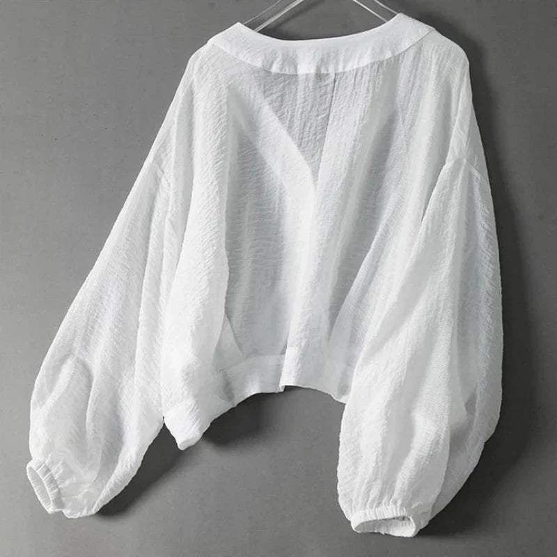 Eliza Cloud Linnen Blouse