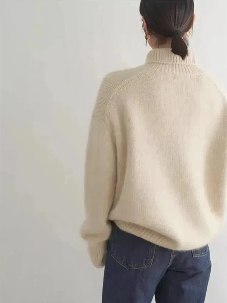 Dames Turtleneck Trui Zachte Brei