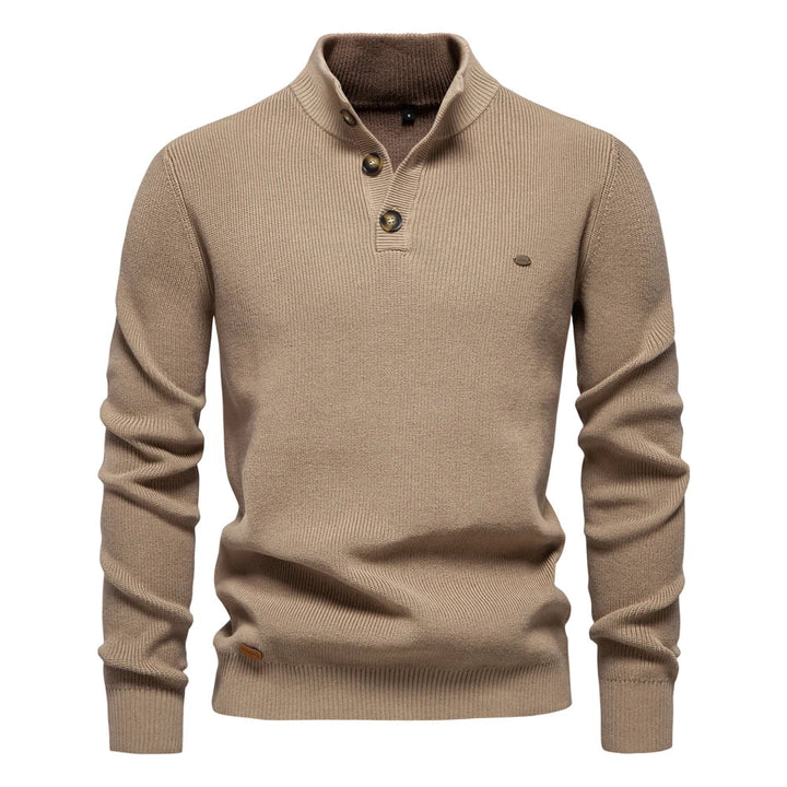 Heren Trui met Knopdetails