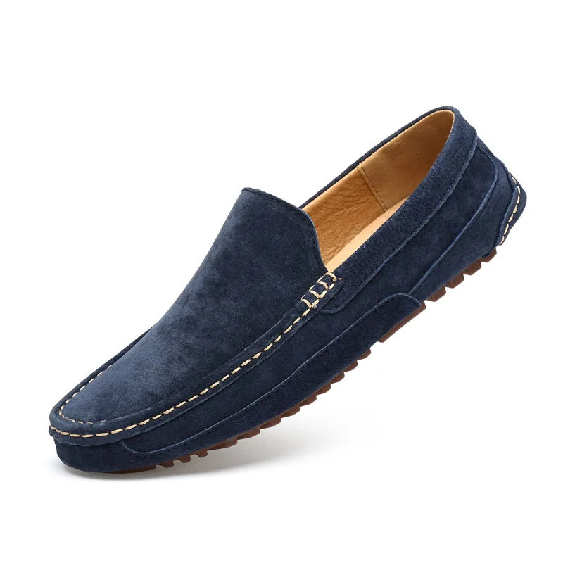 Leandro Italiaanse 100% Echte Suède Loafers