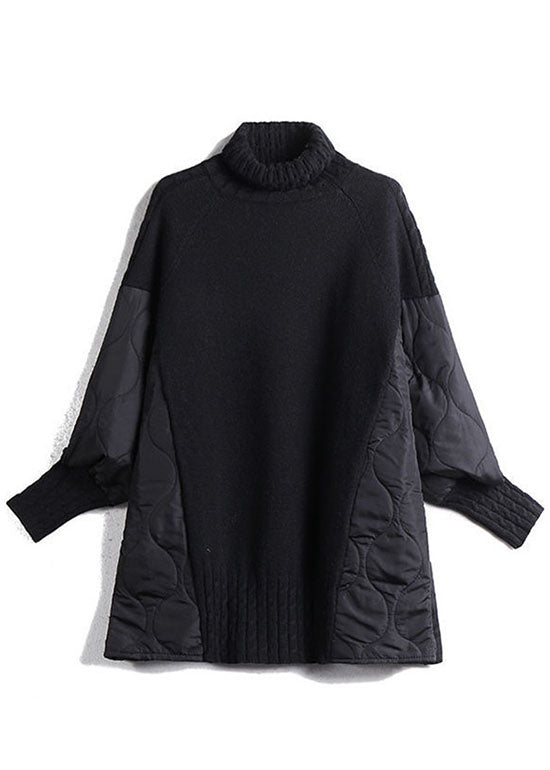 Hailey - Eenvoudige patchworktrui met col