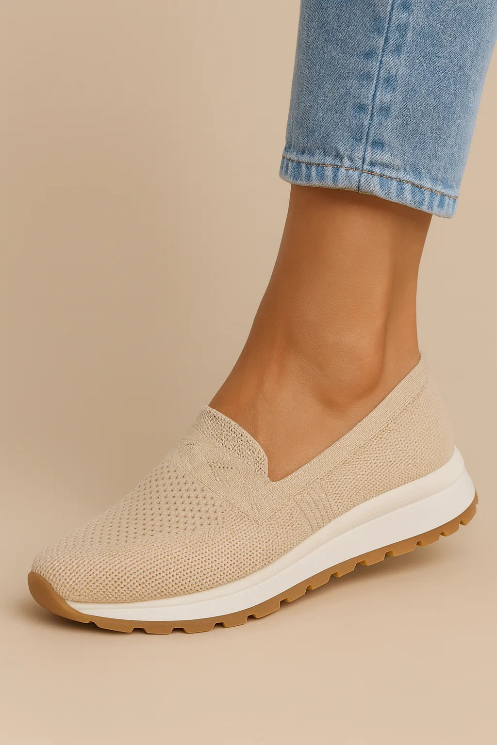 Orthopedische sneakers met ademend bovenwerk en flexibele zool