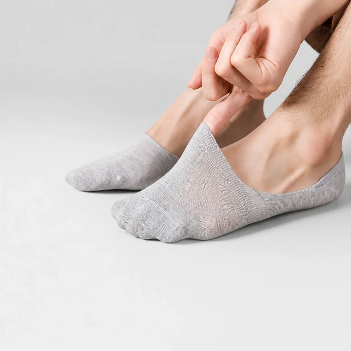 Ademende Lage Katoenen Antislip Sokken