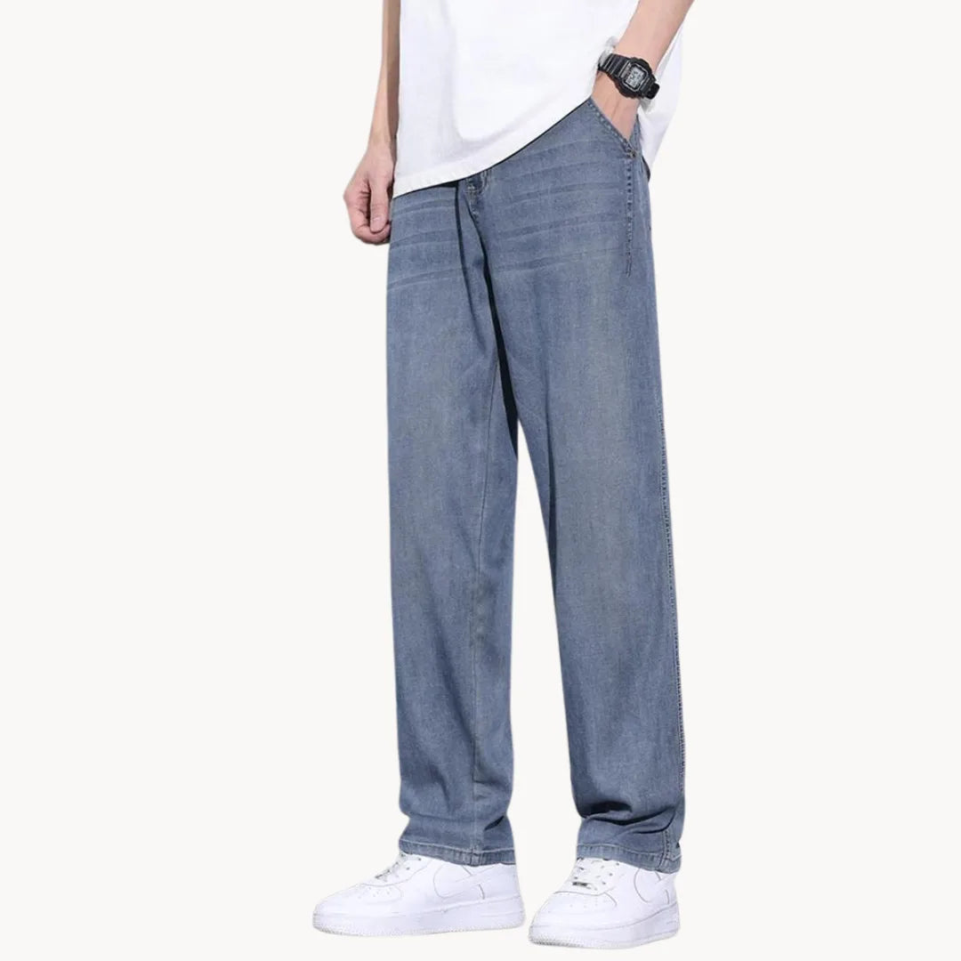 P Legend | Straight leg broek met zijzakken