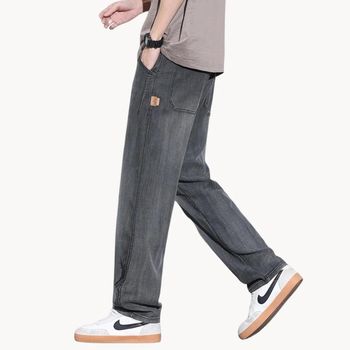 P Legend | Straight leg broek met zijzakken