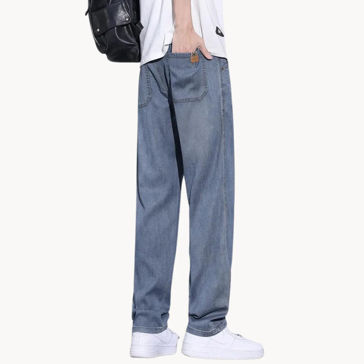 P Legend | Straight leg broek met zijzakken