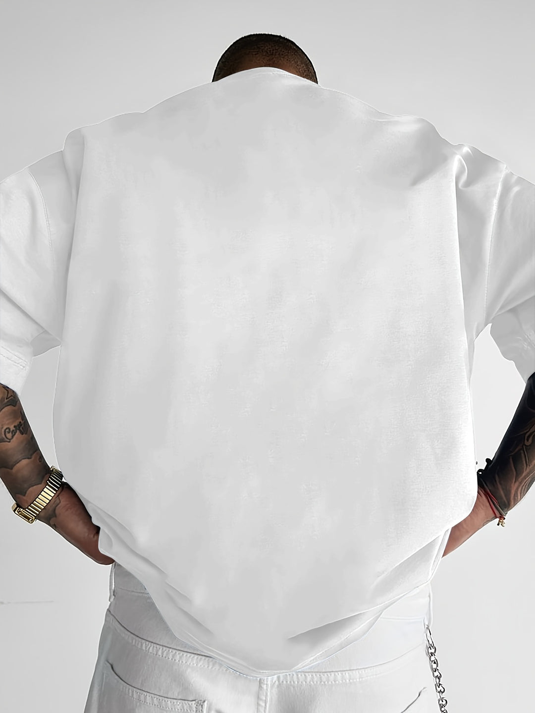T-shirt Heren | Slogan Print & Comfortabele Loose Fit