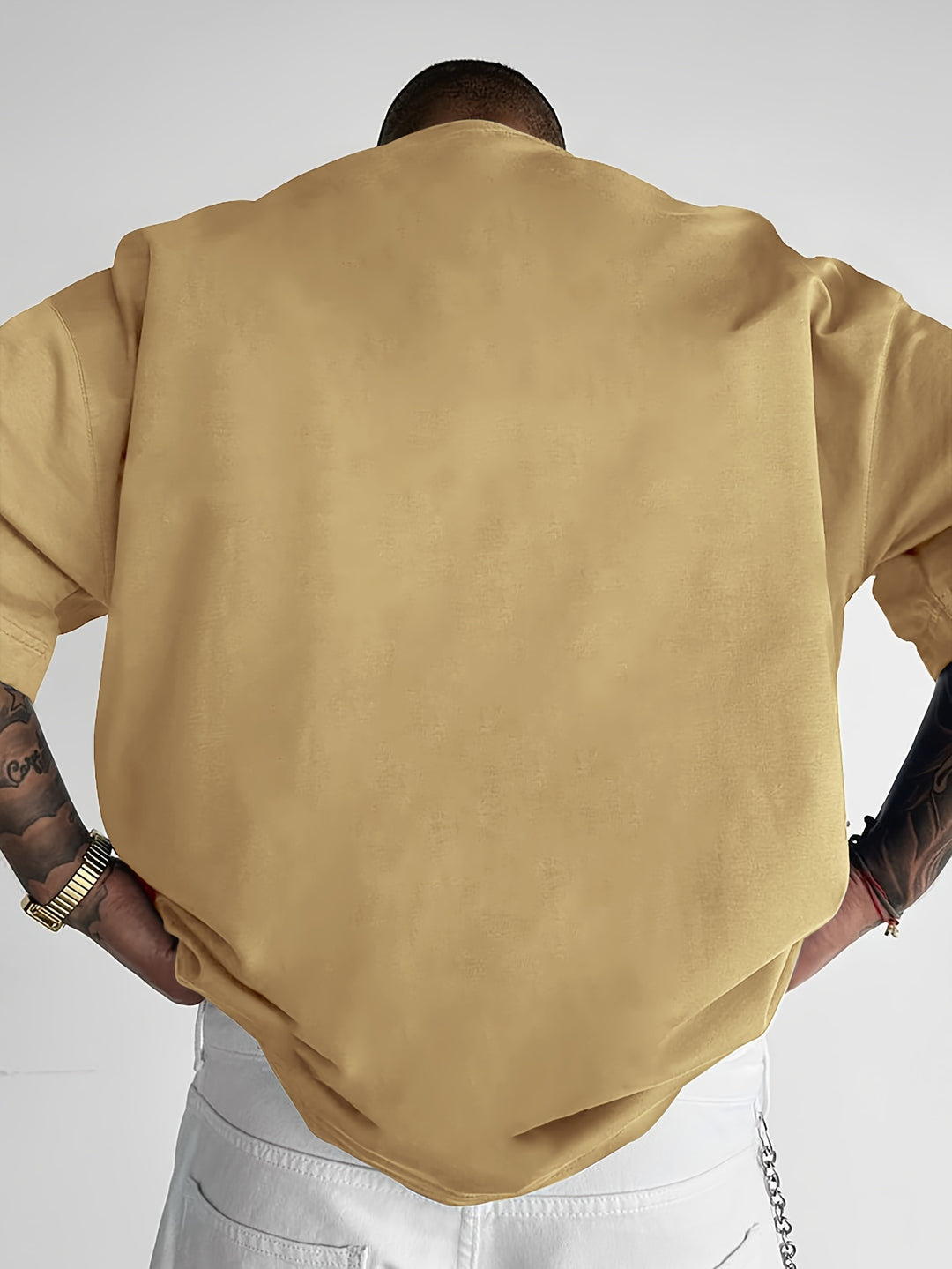 T-shirt Heren | Slogan Print & Comfortabele Loose Fit