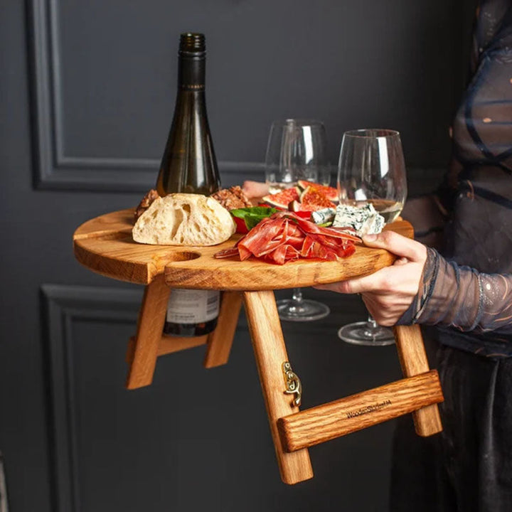 Noordse Sommelier Draagbare Houten Tafel