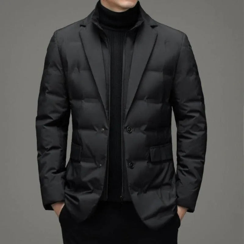 Heren Jas - Chique - soft shell - Zakelijk - Modern Design - Gestroomlijnd - Perfect voor Dagelijks Gebruik