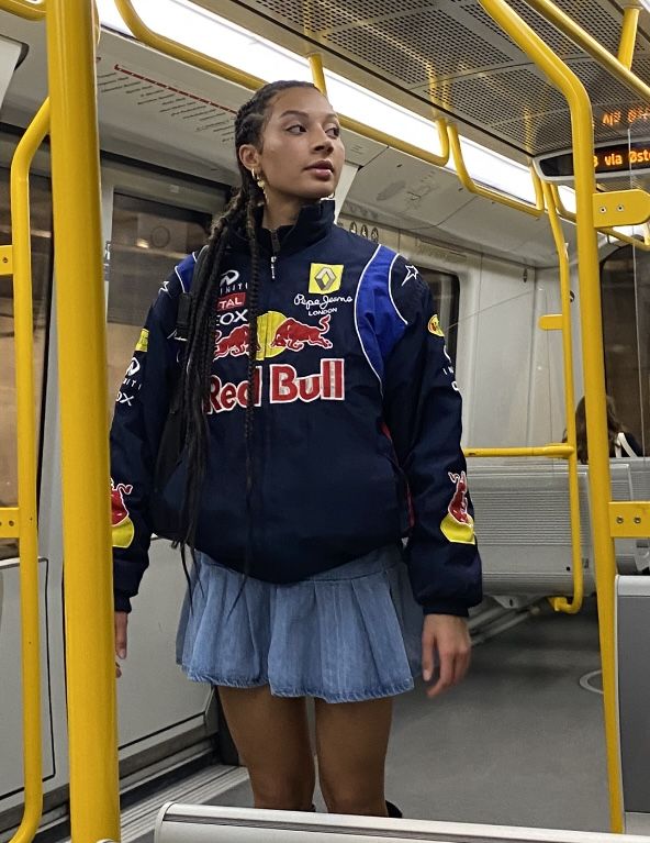 Unisex Racing jas met hoge kraag en volledige ritssluiting