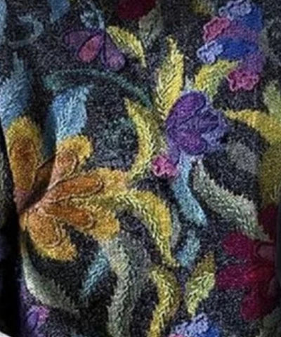 Dames Bloemenprint Pullover Trui