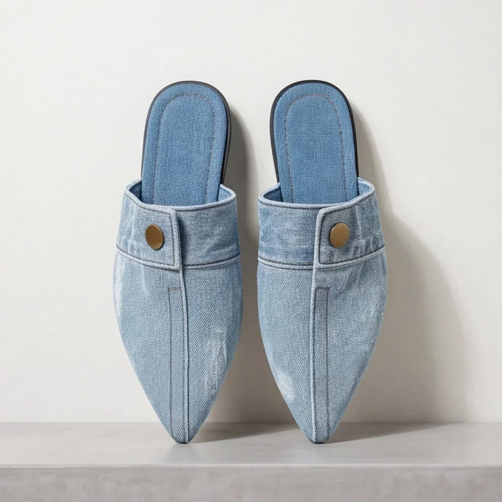 Doja Denim Slip-On Mule