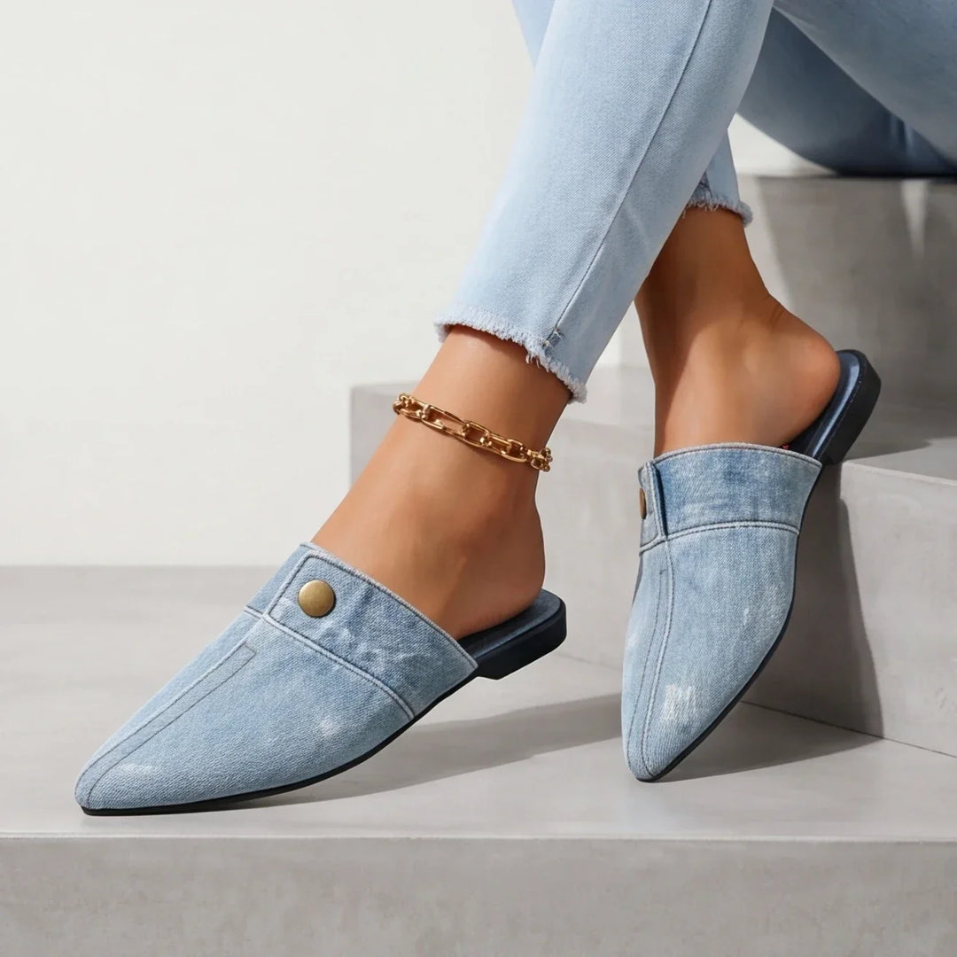 Doja Denim Slip-On Mule