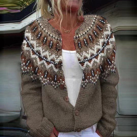 Adeline | Vintage IJslandse Cardigan