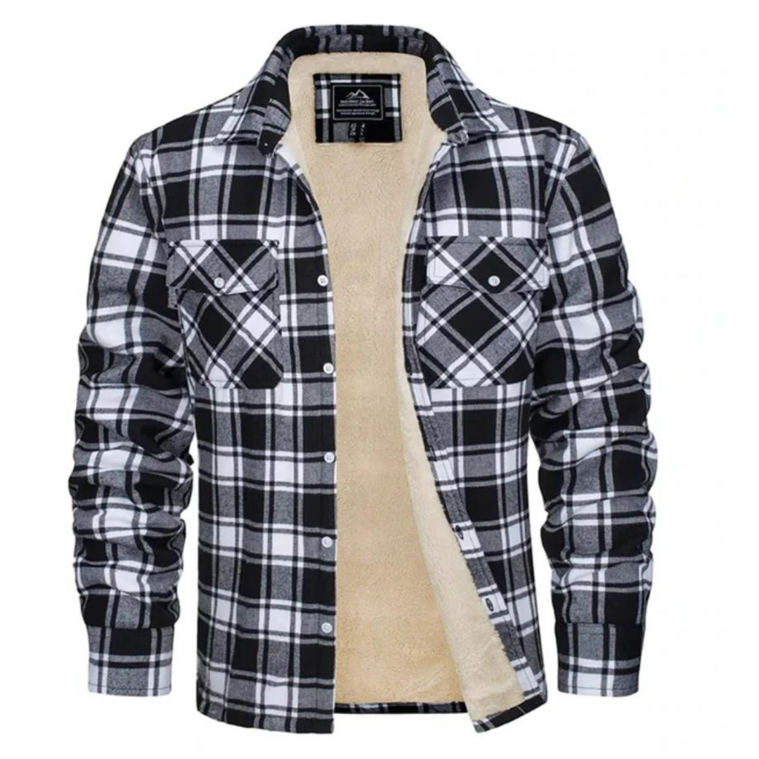 Winterjas Heren | Geruite Jas | Warm comfort voor herfst & winter