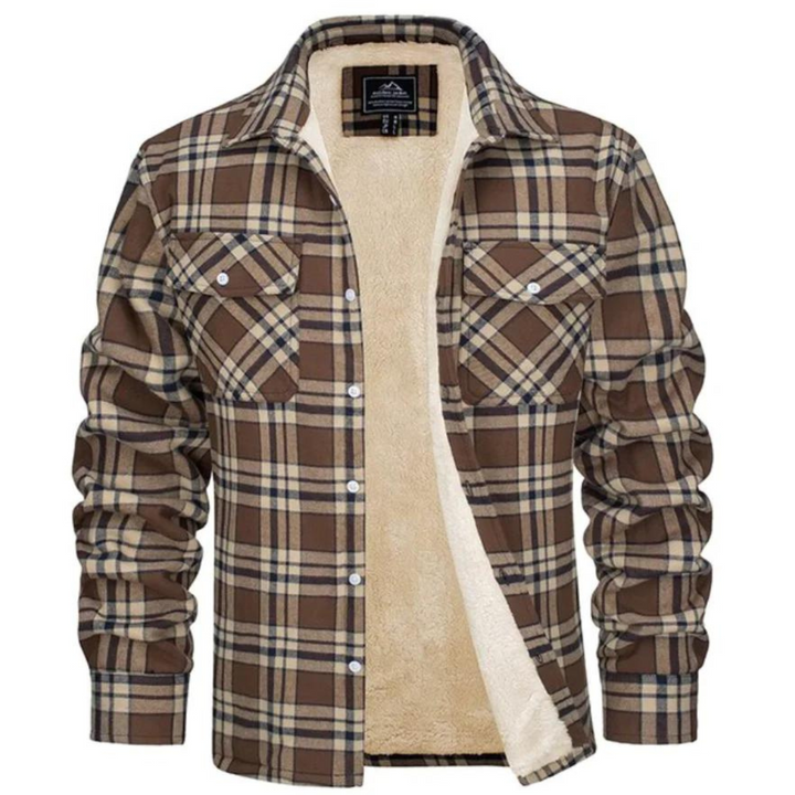 Winterjas Heren | Geruite Jas | Warm comfort voor herfst & winter
