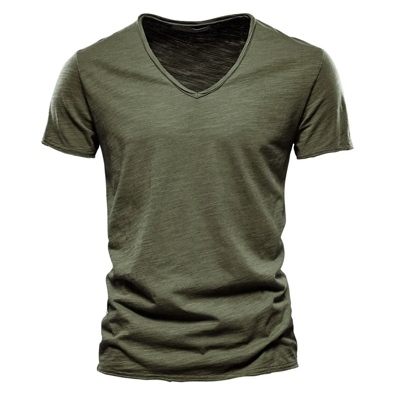 Zomer Shirt Heren | V-hals Design & Luchtig Draagcomfort
