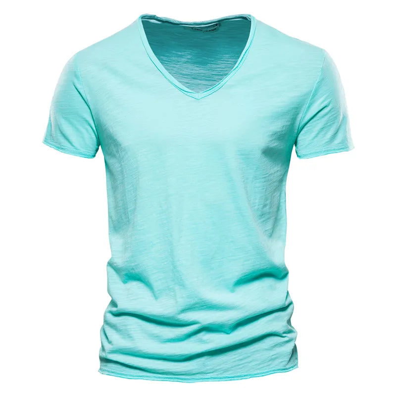 Zomer Shirt Heren | V-hals Design & Luchtig Draagcomfort