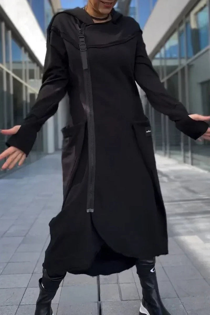 RILEY – FUTURISTISCHE HOODED LANGE JAS