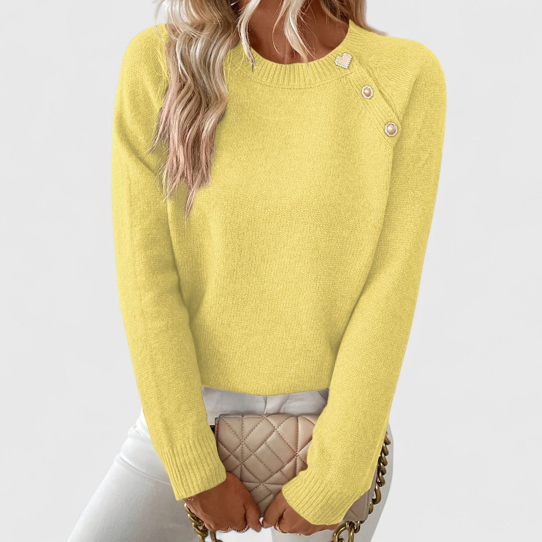 ISABELLE – ELEGANTE PARELKNOP TRUI