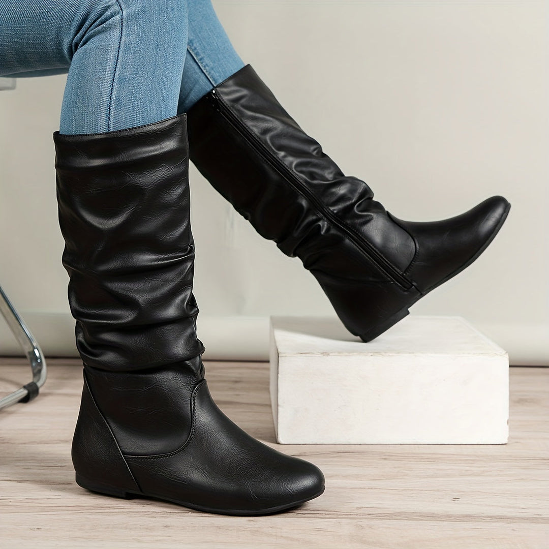 Maureen | Slouchy Mid-Calf Boots