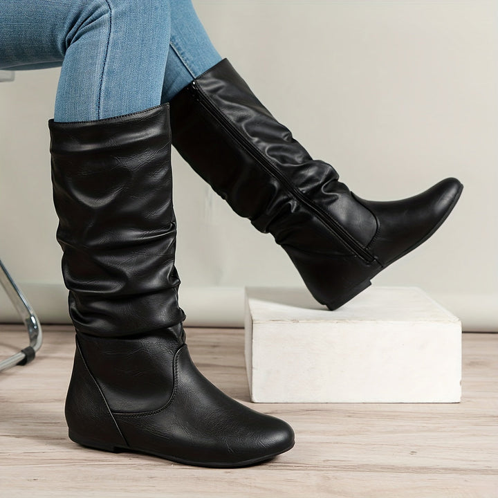Maureen | Slouchy Mid-Calf Boots