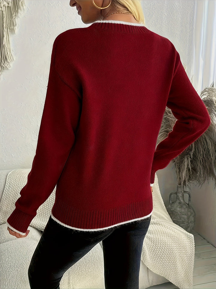 Holly | Sneeuwvlok Crewneck Trui
