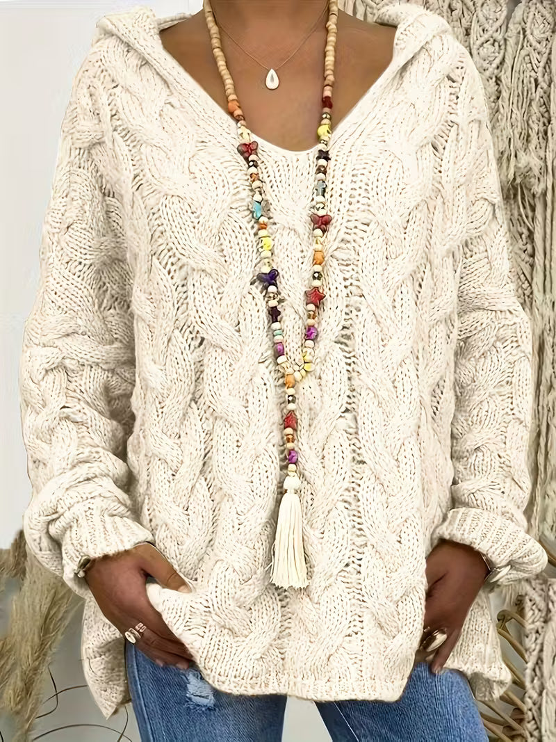 ISLA – CHUNKY BREI HOODED SWEATER