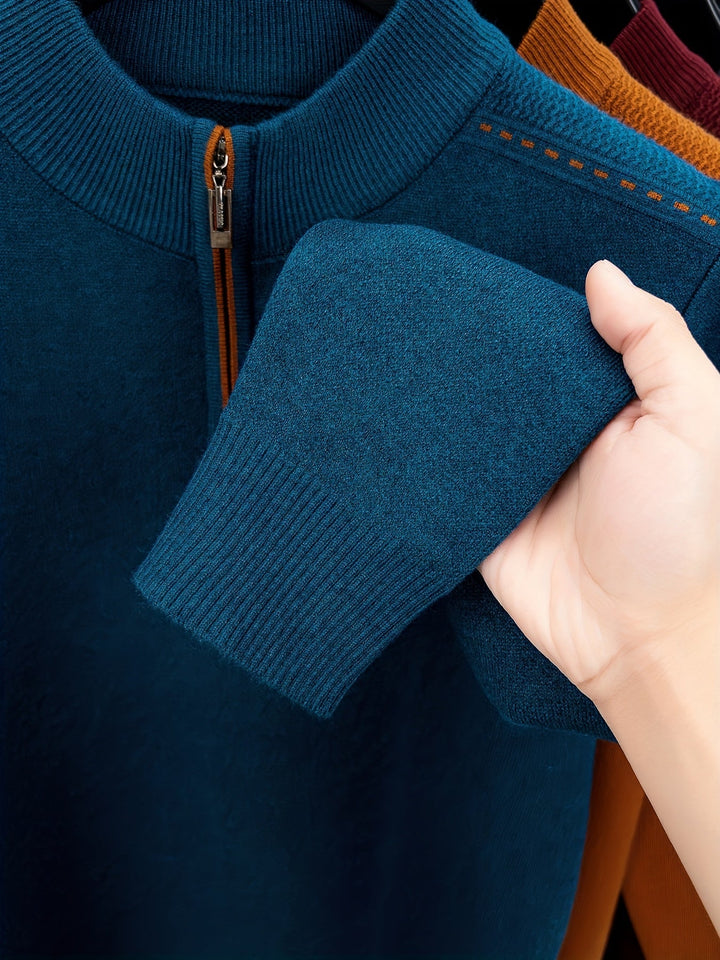 Daniel | Half-Zip Gebreide Trui