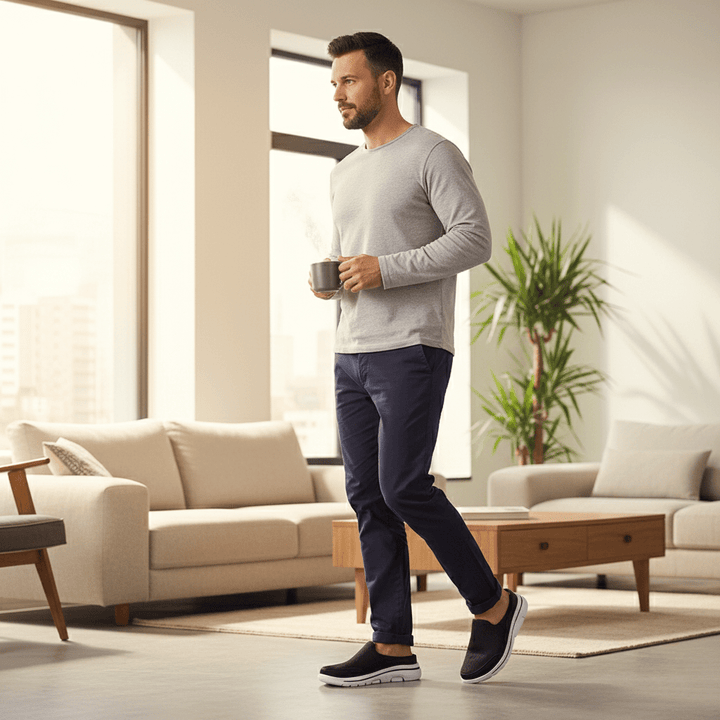AEROSTEP – Ademend Heren Slippers voor Comfort & Versheid