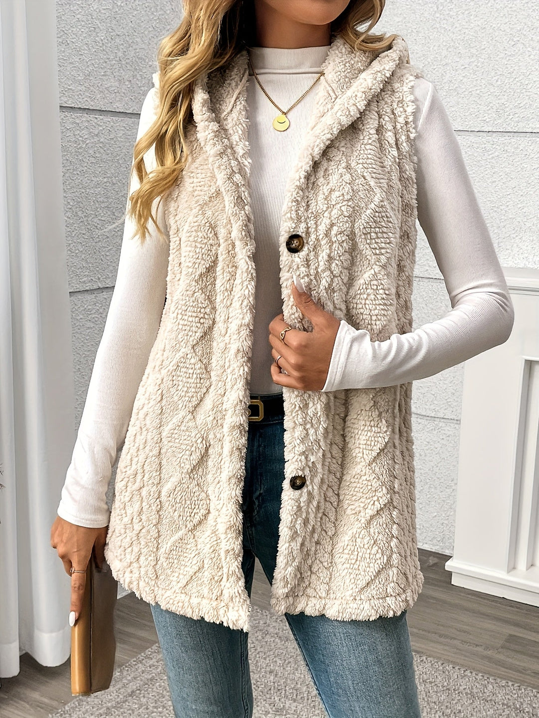 Lorna | Gezellige Gevoerde Mouwloze Vest
