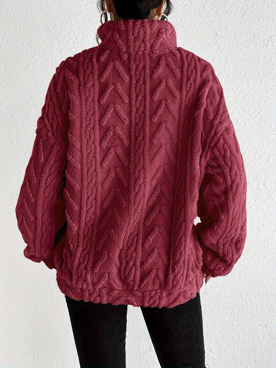 Aicha | Kabelgebreide Oversized Gecombineerde Trui