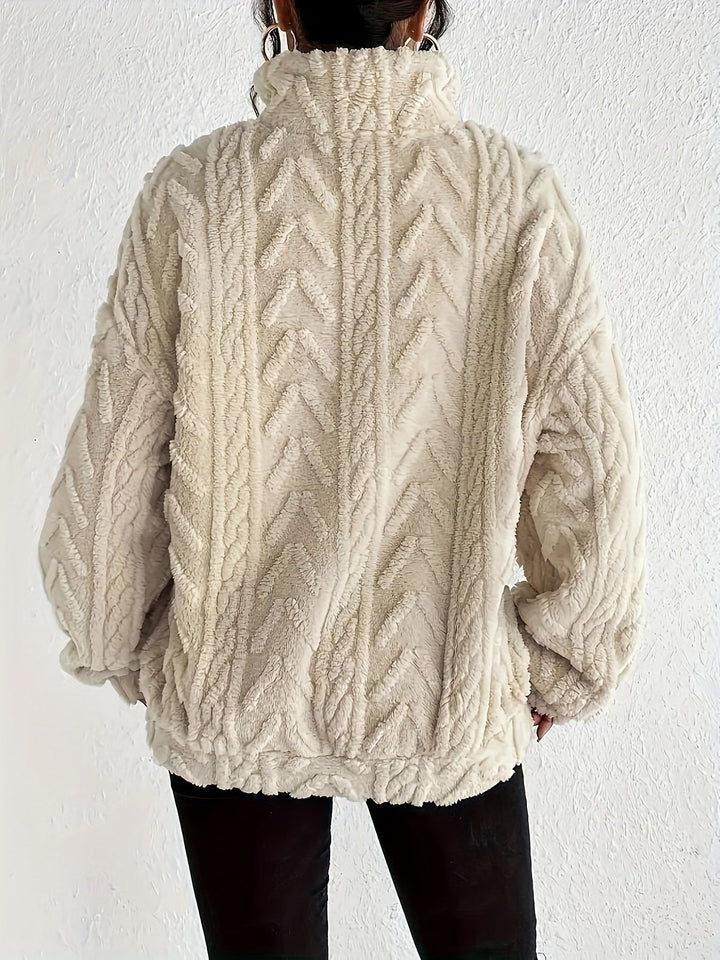 Aicha | Kabelgebreide Oversized Gecombineerde Trui