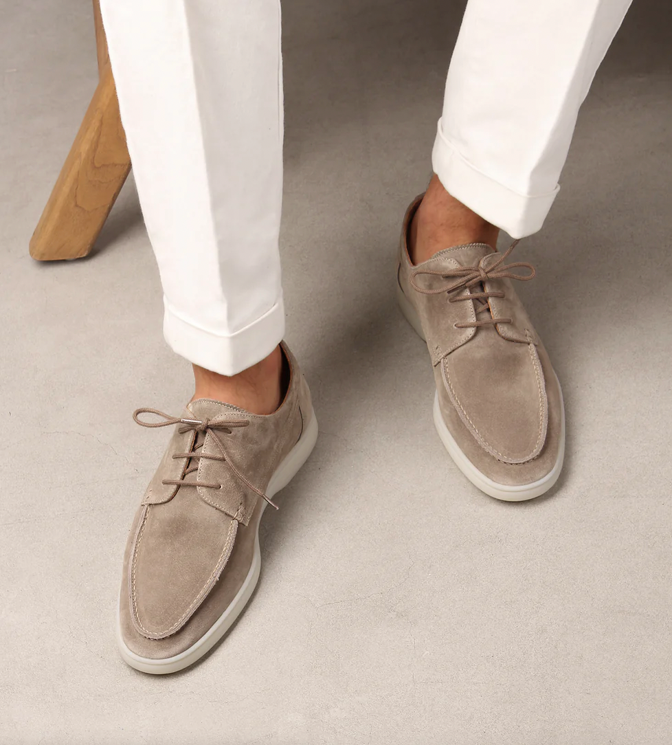 Van Dal | Stijlvolle Suède Veterschoenen voor Mannen