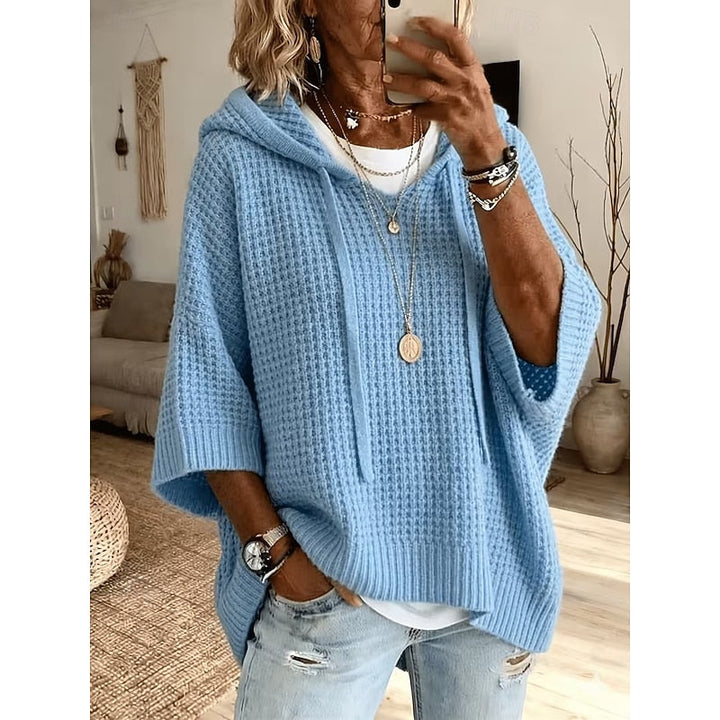 Carol | Ontspannen Wafel-Textuur Hoodie