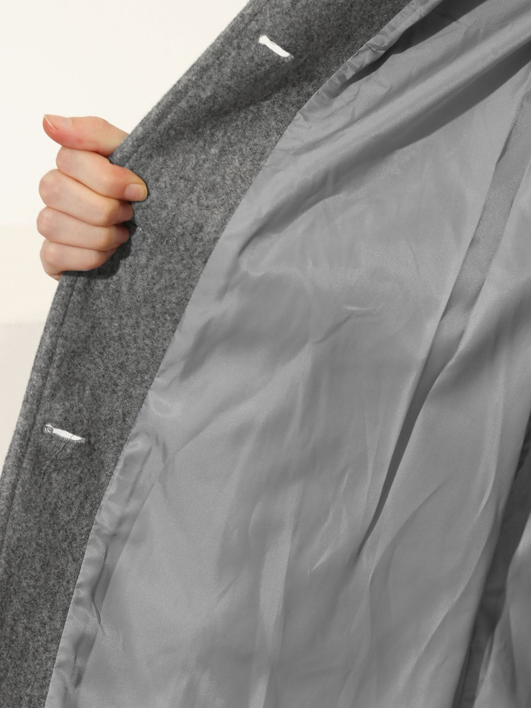 Aud | Notch-Lapel Fit-and-Flare Duurzame Trenchcoat