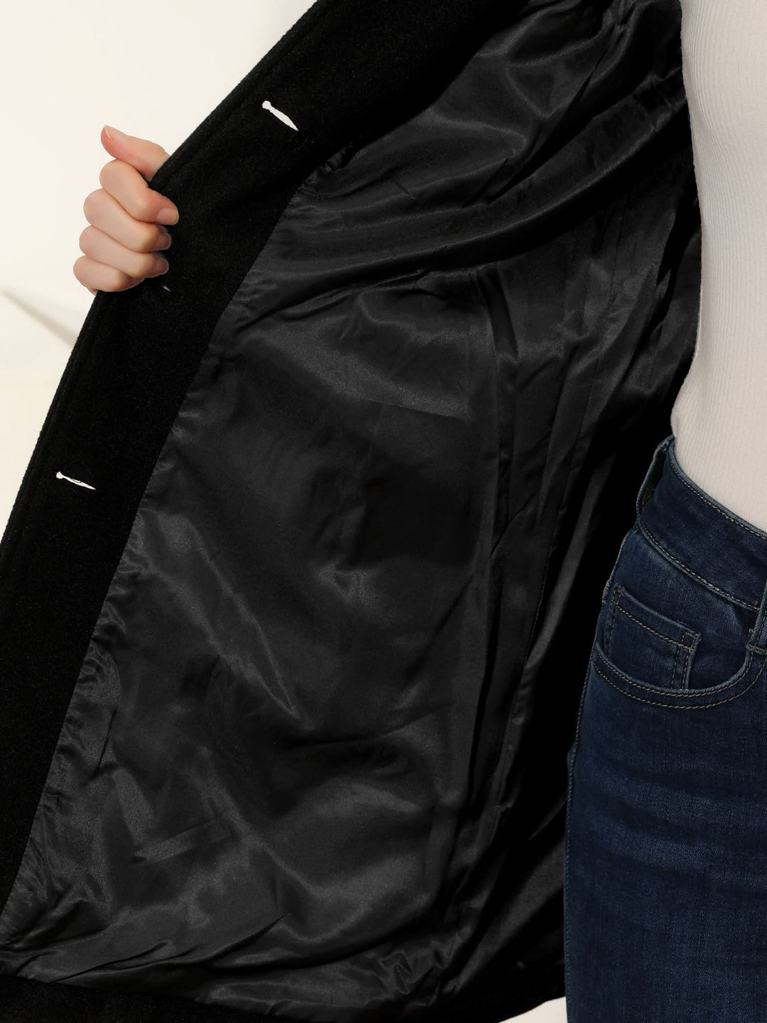 Aud | Notch-Lapel Fit-and-Flare Duurzame Trenchcoat