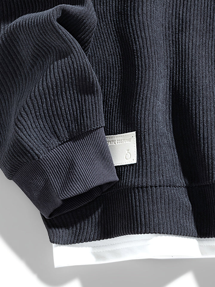 Harvey | Gelaagde Crewneck Sweatshirt
