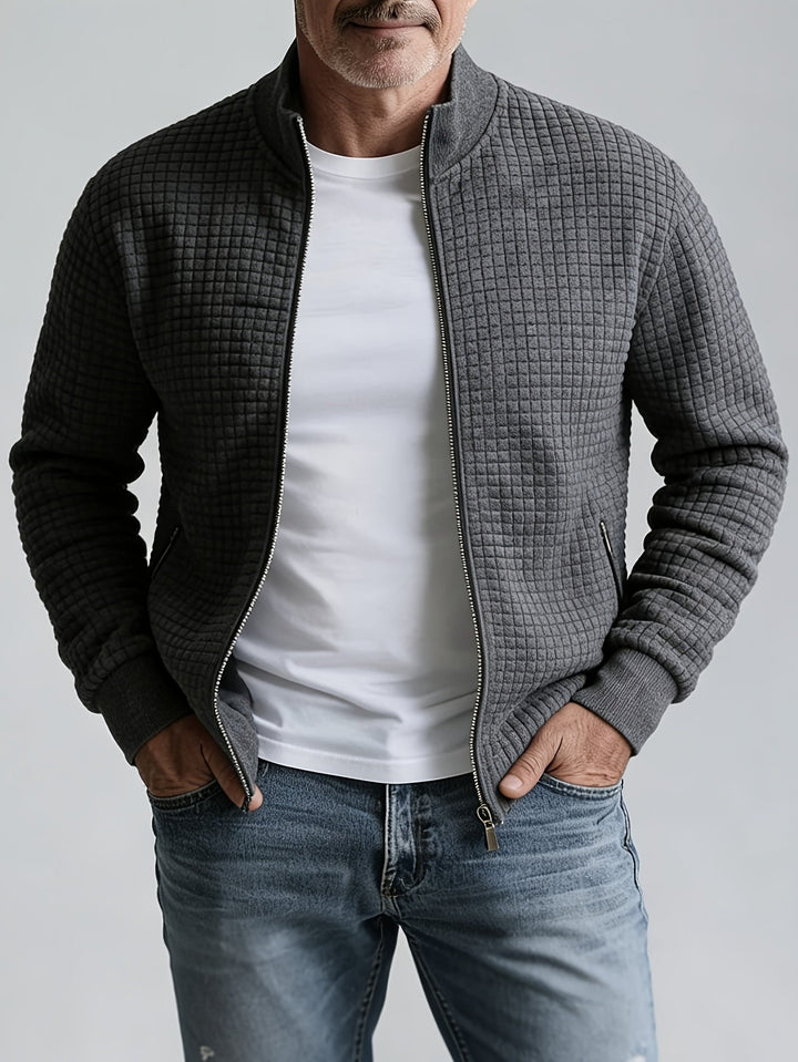 Sullivan | Textured Stand-Collar Jast