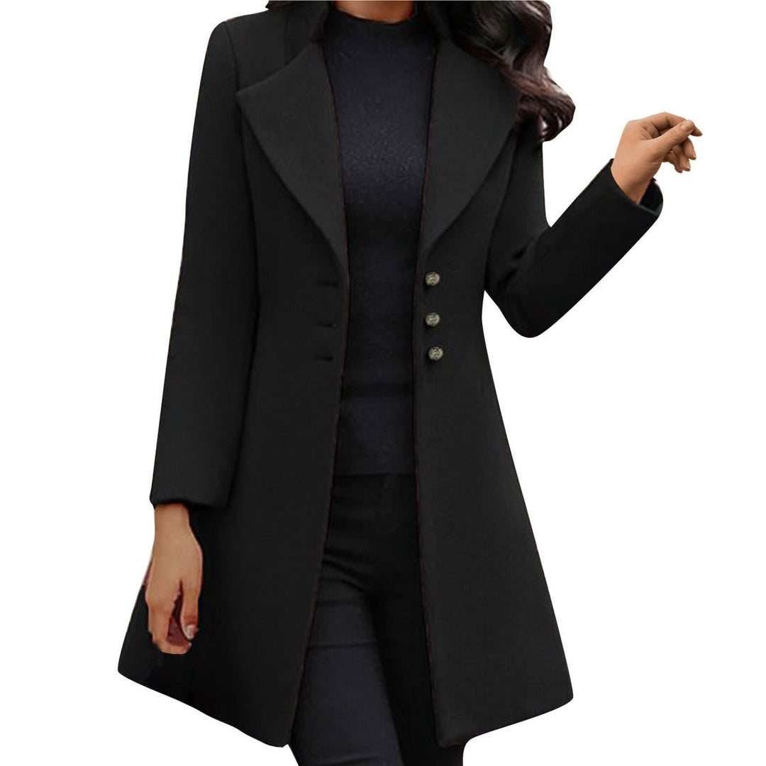 Brielle - Lange Mouwen Wol Coat