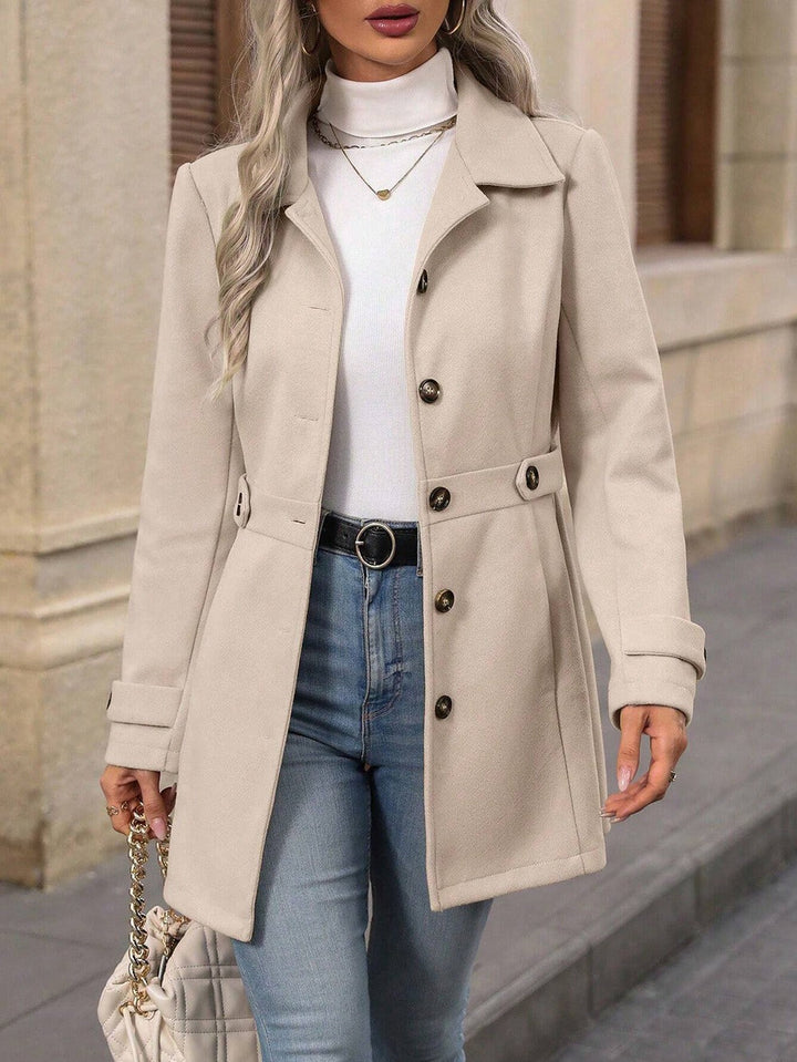 Zomerjas Dames Trenchcoat Ceintuur Getailleerd Tussenseizoen